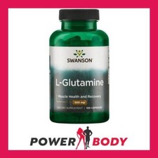 Swanson - L-Glutamine, 500mg - 100 caps