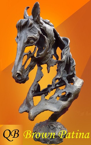 Art deco bronze - horse, head