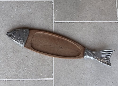 Vintage french salmon fish - french,