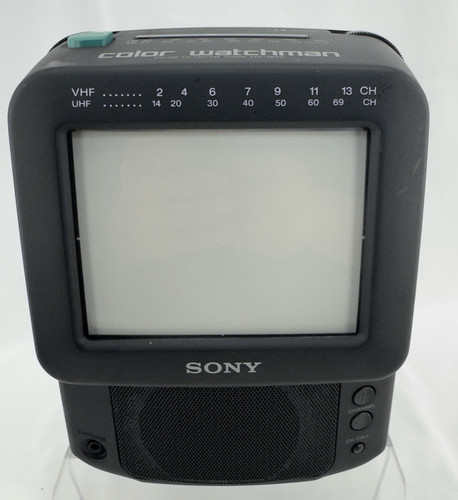 Vtg sony color watchman - color,