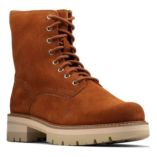 Clarks orianna dark tan - hi,