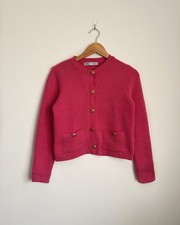 Zara Pink Cardigan with Gold