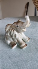 Vintage Elephant Figurine Bone