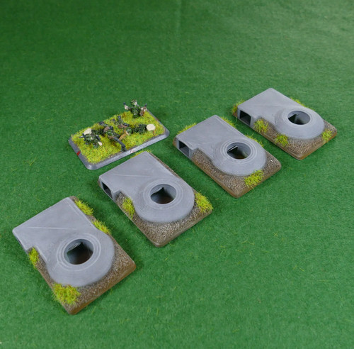 15mm flames war tobruks - 15mm,