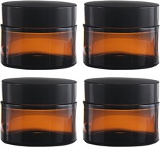 OverNews 4pcs 30ml Glass Amber