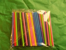 50 mixed coloured Plastic Lollipop,cake pop sticks 