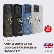 Guess 4G Big Logo Case for iPhone 16 Pro Max 6.9" New