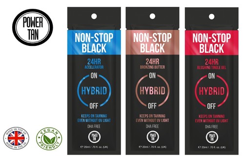 Power tan non stop black - tan,