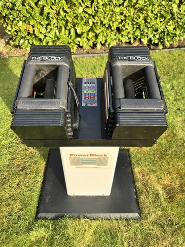 Powerblock adjustable dumbells - powerblock,