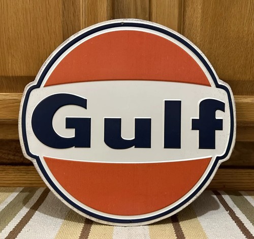 Gulf gasoline metal - gulf,