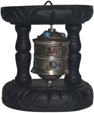 Handcrafted small prayer wheel - small,