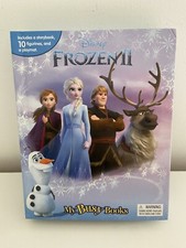 FROZEN 2 - Disney Story book 10 Figurines and Playmat My Busy Books