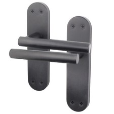 Black Internal Door Handles, Matt Black T-Bar Bathroom, Latch & Key Lock Sets