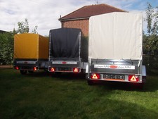 NEW TWIN AXLE Trailer Box