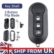 Replacement for Fiat Ducato Citroen Relay Peugeot Boxer 3B Flip Car Key Fob Case