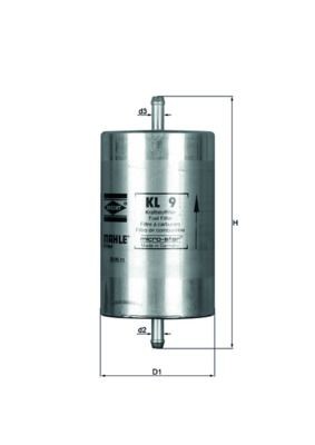 Fuel filter kl9 - fuel,