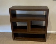 Next Opus Mango Dark Wood Shelf Unit