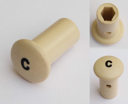 Classic car choke - classic, cream