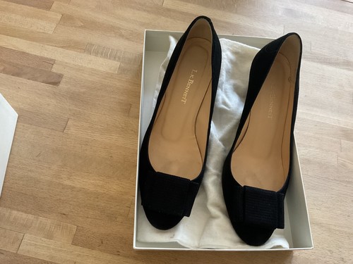Bennett black suede shoes - l.k.,