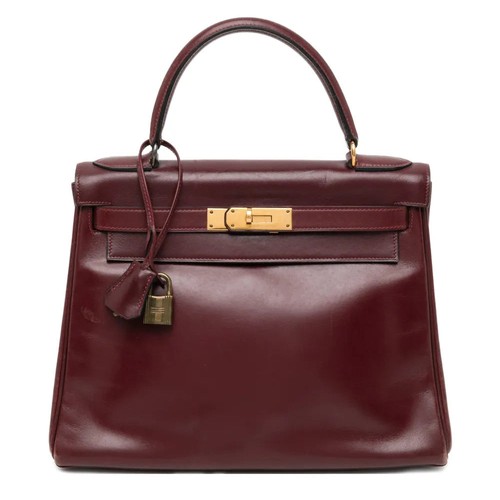 Hermès rouge box kelly 28 - -,