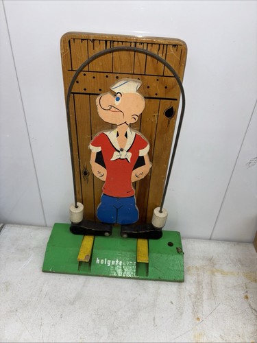 Vintage holgate wooden popeye - wooden,
