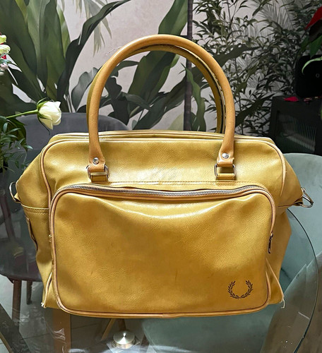 Fred perry mustard duffle bag - perry,