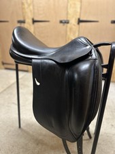 Equipe Emporio Monoflap Dressage Saddle 18/MW/Black