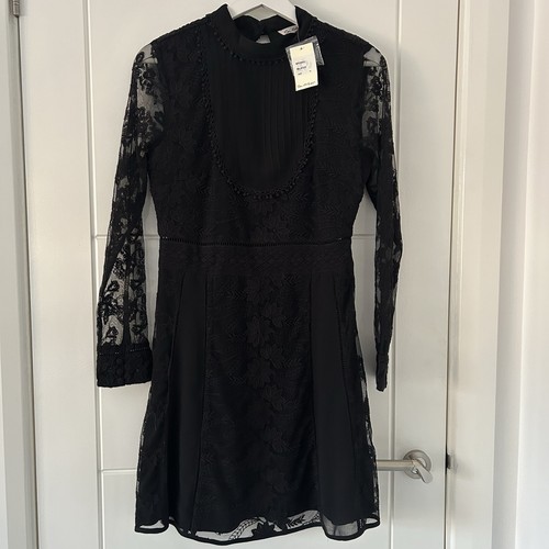 Miss selfridge black lace - 5.,