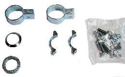 Damper tail pipe fitting kit - pipe,