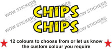 2 x  Chips Stickers street