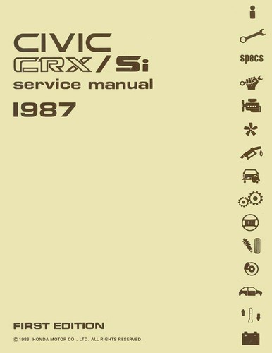 1987 honda civic crx si - honda,
