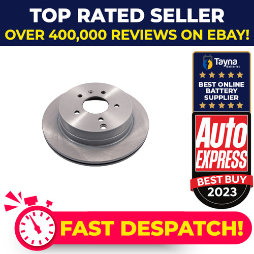 Brake discs pair vented - discs,