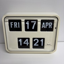 Grayson Retro Flip Clock White