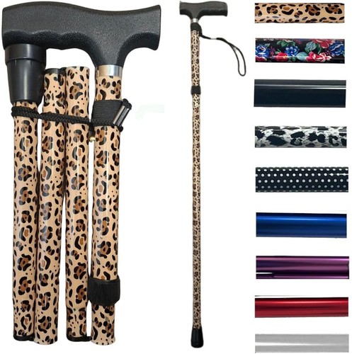 Folding walking stick - walking,