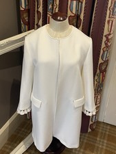 Zara White Coat With Tassels