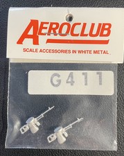 Aeroclub G411 - 2 x Vickers K guns (WW2) - 1/48 scale white metal