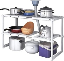2 Tier Extendable Sink Shelf