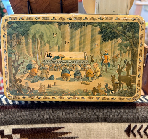1930s disney snow white - white, tin