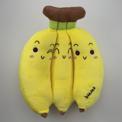 Banana bunch x15 plush - banana,