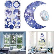 3Pcs Moon Star Wind Chime