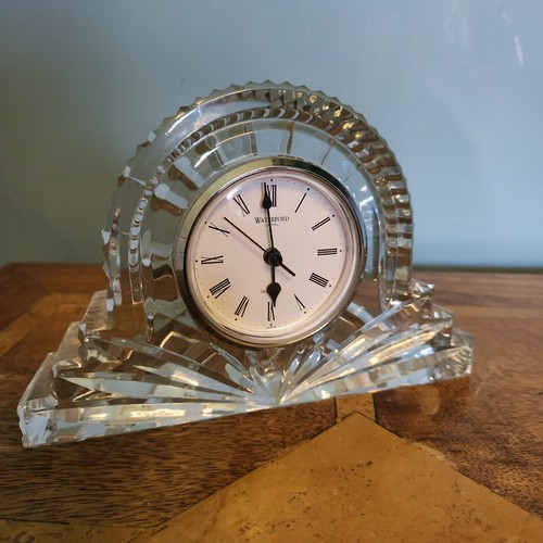 Waterford crystal heavy clock - crystal,