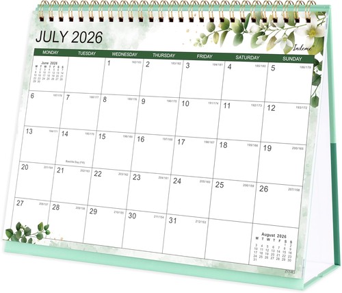 Desk calendar 2026 2027 - 2026-2027,