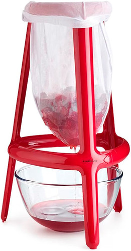 Jelly jam strainer - strainer, stand