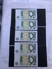 JOB LOT VINTAGE £1 BANKNOTES X 5 PAGE SOMERSET V/F WORTH A LOOK NICE