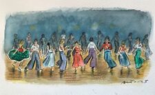 Northern Soul; "Dancing to the Beat, Part IV"  - Original Water Colour Painting