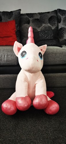 Large unicorn teddy soft toy - teddy/soft,