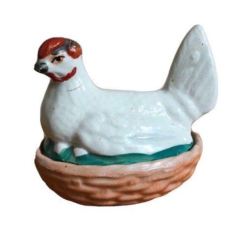 Victorian c1850 hen tureen - hen, &