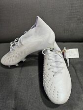 Adidas Predator Accuracy .1 FG White Pearl Football Boots Shoes Size UK 7 GW4570