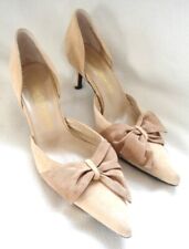 Russell& Bromley Beige suede kitten Stiletto heel shoes 36.5 UK 4 (8310