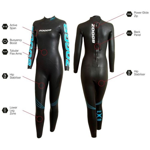 Zoggs womens fx3 triathlon - womens,